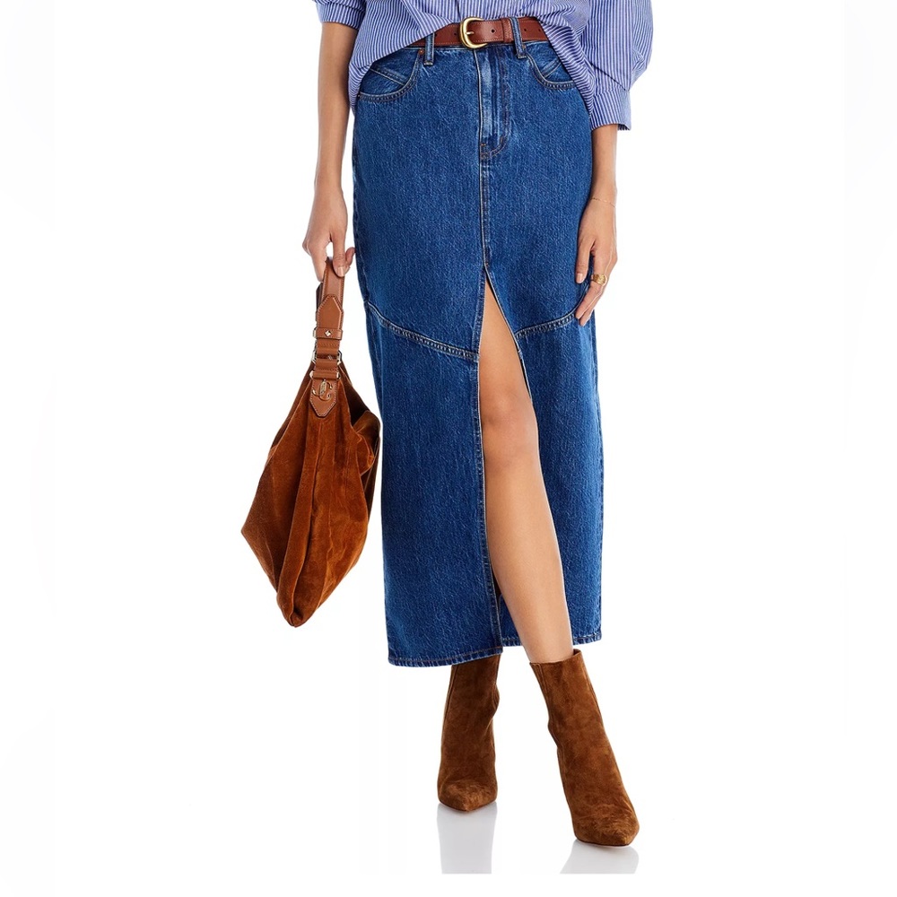 Madewell denim skirt